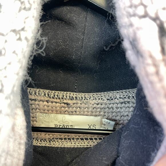 Prana Womens XS Crestland Pullover Wool Blend Turtleneck Sweater Pink Patch - Picture 6 of 12